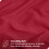 Bare Home lichaamskussensloop - envelopsluiting - ultrazacht - dubbel geborsteld - rood 3