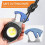 (Orange and Blue) EDC Keychain Flashlight Set Rechargeable 1600 Lumen COB Work Light 7 Modes 2 Pack Survival Essentials 5