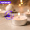 GEEZY GEEZY Tealight Candles 50 Pack Unscented White Small Candle Multipack 4 Hour Burn Time 2