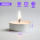 GEEZY GEEZY Tealight Candles 50 Pack Unscented White Small Candle Multipack 4 Hour Burn Time 3