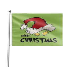 Grinch kültéri zászló 2*3 láb kültéri transzparens kétoldalas házkerti zászló udvari felvonulási tábla partidekoráció faliszőnyeg