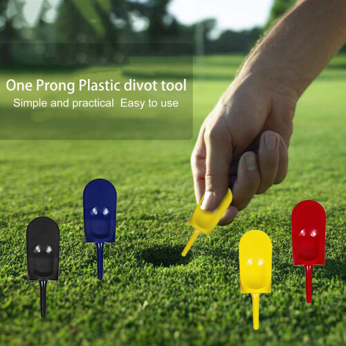Iaukyu Golf Divot Tool Cleaner Ζωντανό Χρώμα Συμπαγές Μέγεθος Φορητό Πολυλειτουργικό Πιρούνι 1