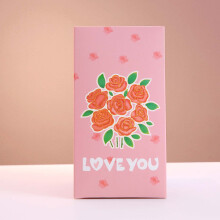 Boîte surprise à explosion en enveloppe rouge, boîte cadeau pour la Saint-Valentin, boîte en papier à monter soi-même, boîte à explosion
