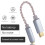 Ενισχυτής ακουστικών HIFI USB TypeC σε προσαρμογέα ήχου ακουστικών 3,5 χιλιοστών 32Bit 4