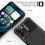Capa com vários slots compatível com iPhone 14 Pro Max, preta. 6
