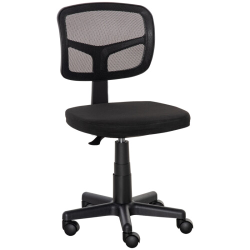 (Black, Mesh) Ergonomic Mesh Office Chair, Height Adjustable