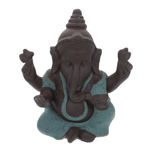 Statue bouddhiste élégante de style zen, décoration de bureau.