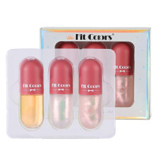 Sada rtěnek na rty Zlezpi Lip Plumper, přírodní sérum pro plnější rty a péče o rty, zvětšovač rtů Derol Lip Plumper, zvýrazňovač