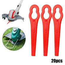 20 st plastblad för Einhell Akku GE-CT18Li sladdlös trimmer grästrimmer