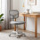 (DARK GREY, Mesh) Ergonomic Mesh Office Chair, Dark Grey, Armless 2