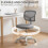 (DARK GREY, Mesh) Ergonomic Mesh Office Chair, Dark Grey 6