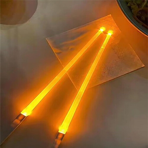 Essstäbchen, Stäbchen, Essstäbchen, 9 Farbvarianten LED-Stäbchen, Lustige und Coole Lichtschwert-Stäbchen 2
