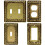 Πλάκα τοίχου Franklin Brass Paisley Single-Switch, διαθέσιμη σε πολλά χρώματα 5