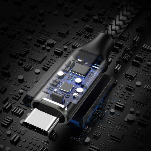 [2 τεμάχια, 3 πόδια] Καλώδιο USB C 3A Γρήγορη φόρτιση, καλώδιο φόρτισης USB A σε Type C 1
