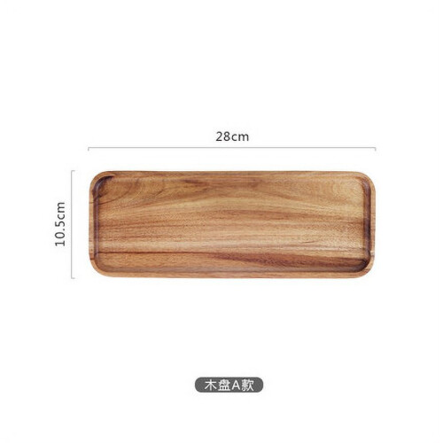 Bandeja rectangular para guardar pan y frutas, bandeja para servir aperitivos, plato de cocina