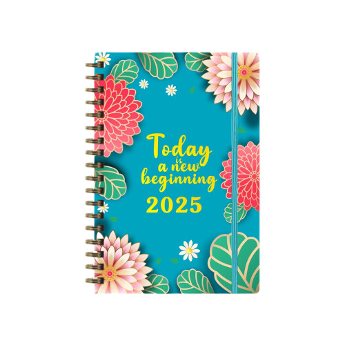 2025Planner: Εβδομαδιαίο & Μηνιαίο Ημερολόγιο Ιαν-Δεκ, Εσωτερική τσέπη, Συμβατό με