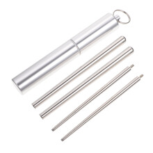 Palillos plegables, palillos de metal, vajilla de acero inoxidable, vajilla de cocina, cubiertos de madera, cubiertos plegables, viajes, estudiantes.