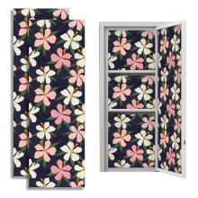 Papel tapiz magnético Loyerfyivos2Pcs12"x36", adhesivo removible e impermeable para casilleros, recortable para escuela, oficina, adolescentes,
