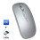 Mouse da gioco wireless Bluetooth a 2,4 GHz, mouse da gioco ottico USB wireless, 1600 DPI, ricaricabile, silenzioso. 3