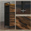 (Rustic Brown, Fabric) Rustic Chest of Four Fabric Drawers - Rustic Brown 7