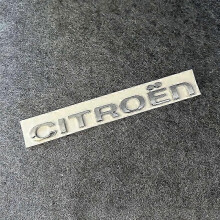 2025 Citroen C4 -auton tunnukset, kirjaintarrat konepeltiin, etuosaan, tavaratilan luukkuun, viritystarvikkeet, hopeanvärinen