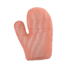 Purple Reusable Scrubbing Gloves for Bath - Honeycomb Design & Washcloth