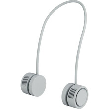 Ventilateur de cou rechargeable, léger et de poche, rotation à 360, aérations de sécurité pour cheveux longs, possibilité