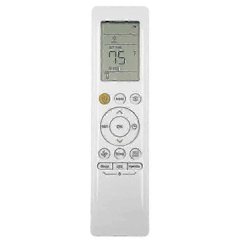 Télécommande Midea AC avec rétroéclairage compatible avec les modèles LED RG10A B2S BGEF RG10L1 2HS 2
