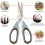 Heavy-Duty Left-Hand Sciss, Female-Oriented Kitchen Scissors & Practical Kitchen Utensils 3