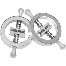 Brustwarzenklemmen für Frauen und Männer, verstellbare, runde Metallklemmen