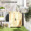 Fir Wood Shed 43x74cm with Metal Worktop 4