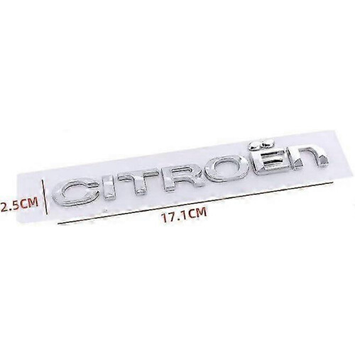 Εμβλήματα αυτοκινήτου Citroen C4 2025, αυτοκόλλητα με γράμματα για το καπό, 1