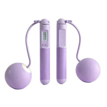 Σχοινάκι με μπάλα με βάρη και πάγκο σε χρώμα λεβάντας-μωβ