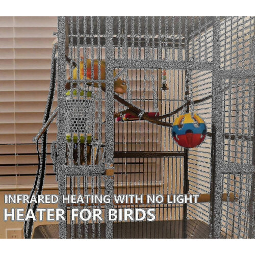 Reliable Bird Cage Heater with Auto Temp Control Safe Touch Heating for Small Pets 1