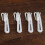 100Pcs Adjustable Plastic Curtain Hooks for Drapery Pin Hook Adjusting 3