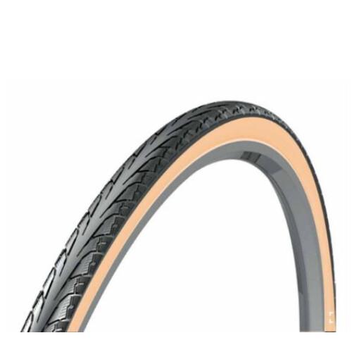 700x28C Single Tyre Only x1 Black Brown wall