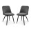 Set Of 2 Burgess Dining Chairs - Grey 2