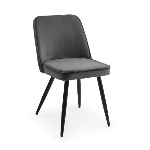 Set Of 2 Burgess Dining Chairs - Grey 2