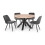 Set Of 2 Burgess Dining Chairs - Grey 5