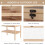 Wooden 4-Layer Hamster Cage with Storage Shelf 6