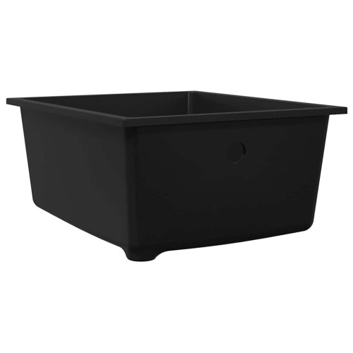 VidaXL vidaXL Kitchen Sink Black 38 x 44 x 20 cm Granite 2
