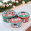 Set of 3 Christmas Storage Tins | 3-piece Nutcracker Round Kitchen Nesting Tins 2