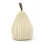 Cream Corduroy Fabric Doorstop | Triangular Weighted Door Stop with Handle 1.2kg 1
