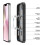 Capa DUX DUCIS compatível com iPhone 16e Série Yind com acabamento fosco - Preta 4