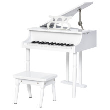 Piano de Cola Infantil Blanco 52 x 50 x 49 cm