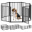 PawHut Parque para Perro Negro 240 x 120 x 76 cm 1