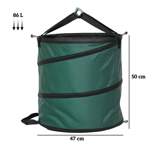 Outsunny Bolsas de Residuo Verde 47 x 47 x 50 cm 2