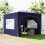 Outsunny Carpa Plegable Azul 300 x 300 x 273 cm 2