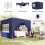 Outsunny Carpa Plegable Azul 300 x 300 x 273 cm 4
