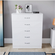 Chest Of Drawers 5 Drawer With Metal Handles